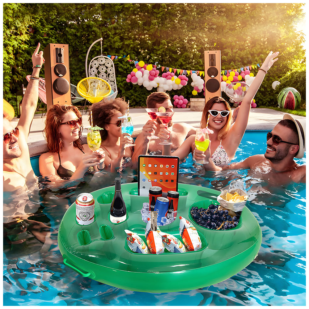 Flotador Soporte Inflable de Bebidas para Piscina B60