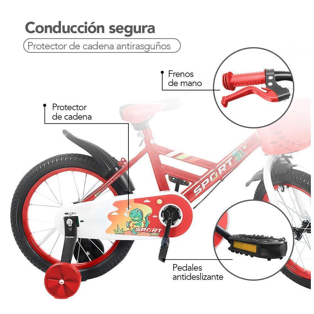 Bicicleta para Niños con Canasta Aro N° 12 A41