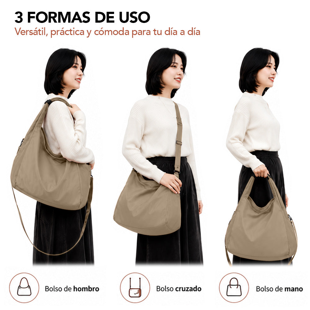 Bolso para Mujer Impermeable con Gran Capacidad y Correa Ajustable YW8