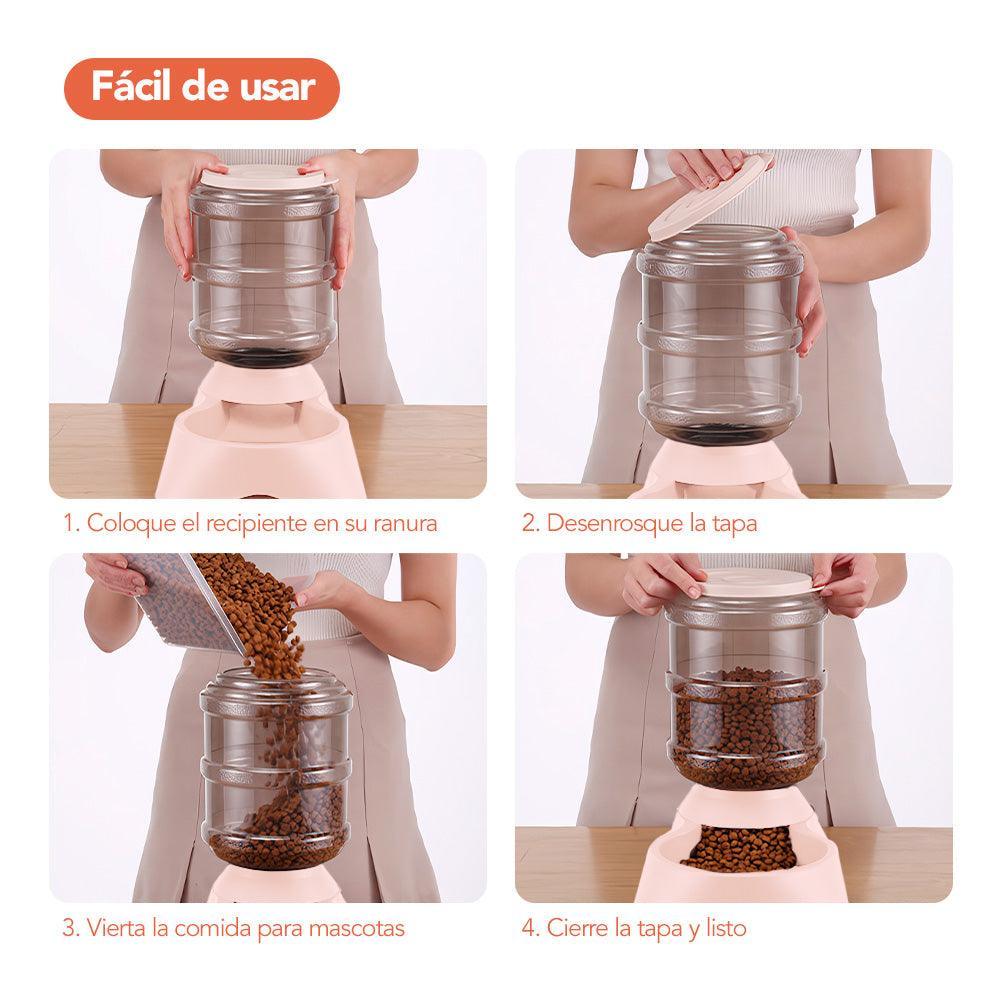 Comedero Automático para Mascotas 3 Kg