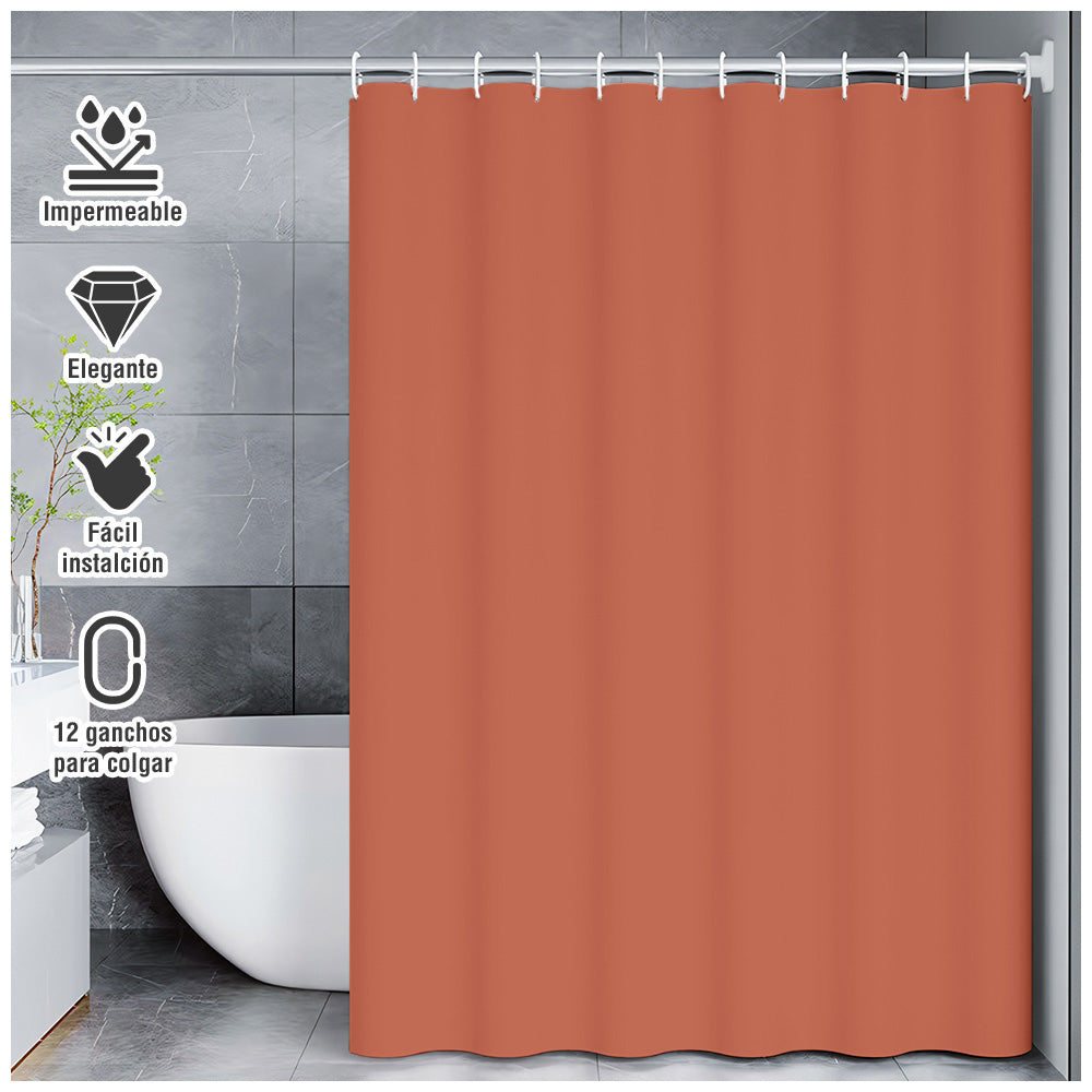 Cortina de Baño Moderna Impermeable U11