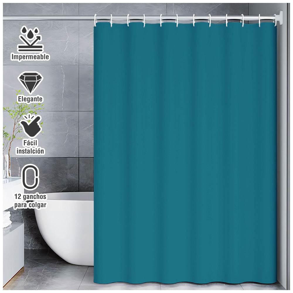 Cortina de Baño Moderna Impermeable U11