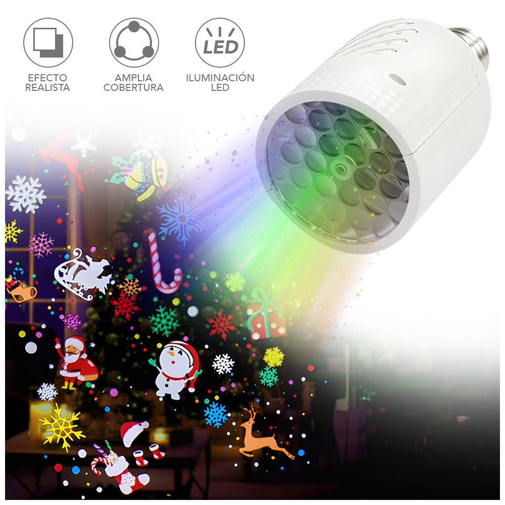 Foco Proyector LED Navideño Colorido K43