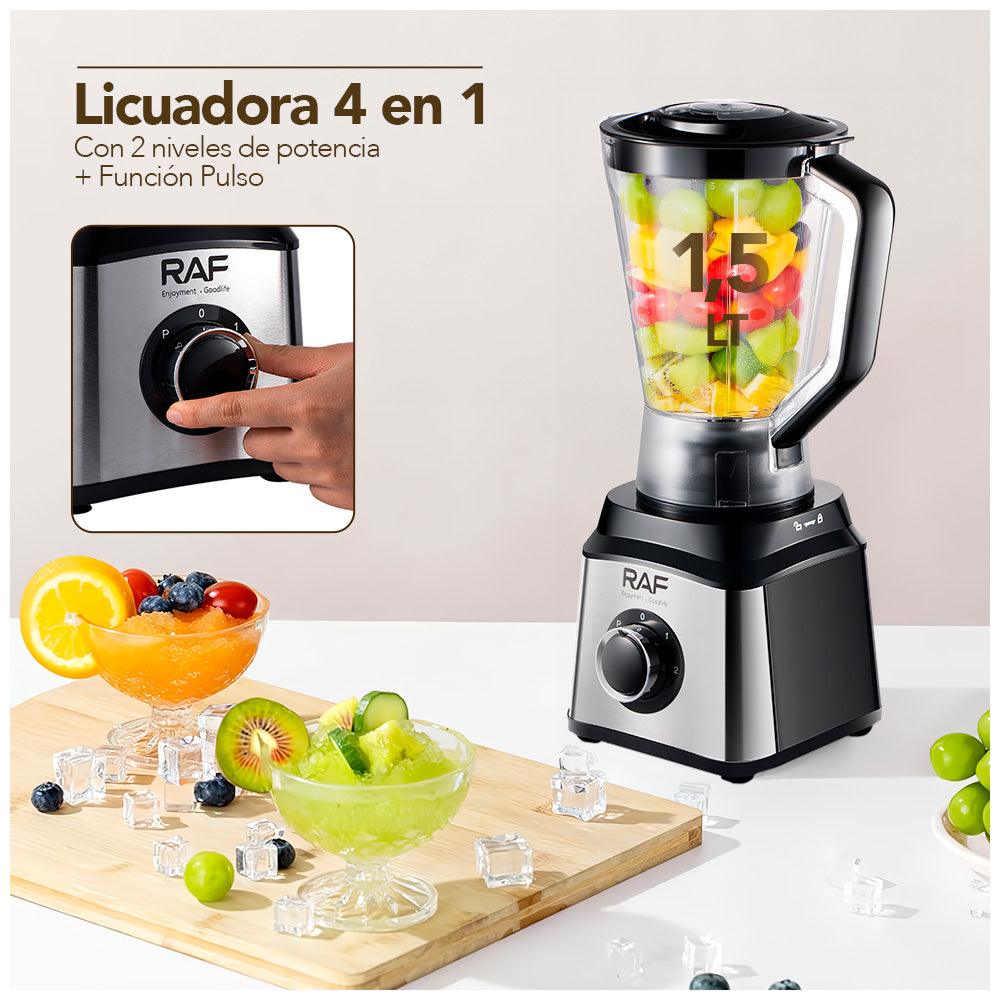 Licuadora Multifuncional 4en1 600W 2 Velocidades 1,5 L R23