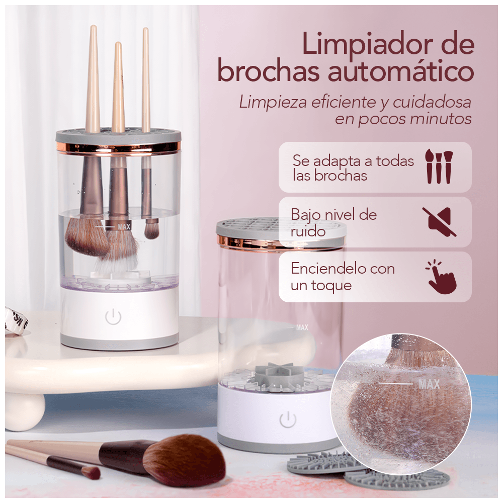 Limpiador de Brochas Lavadora Eléctrico de Maquillaje S52