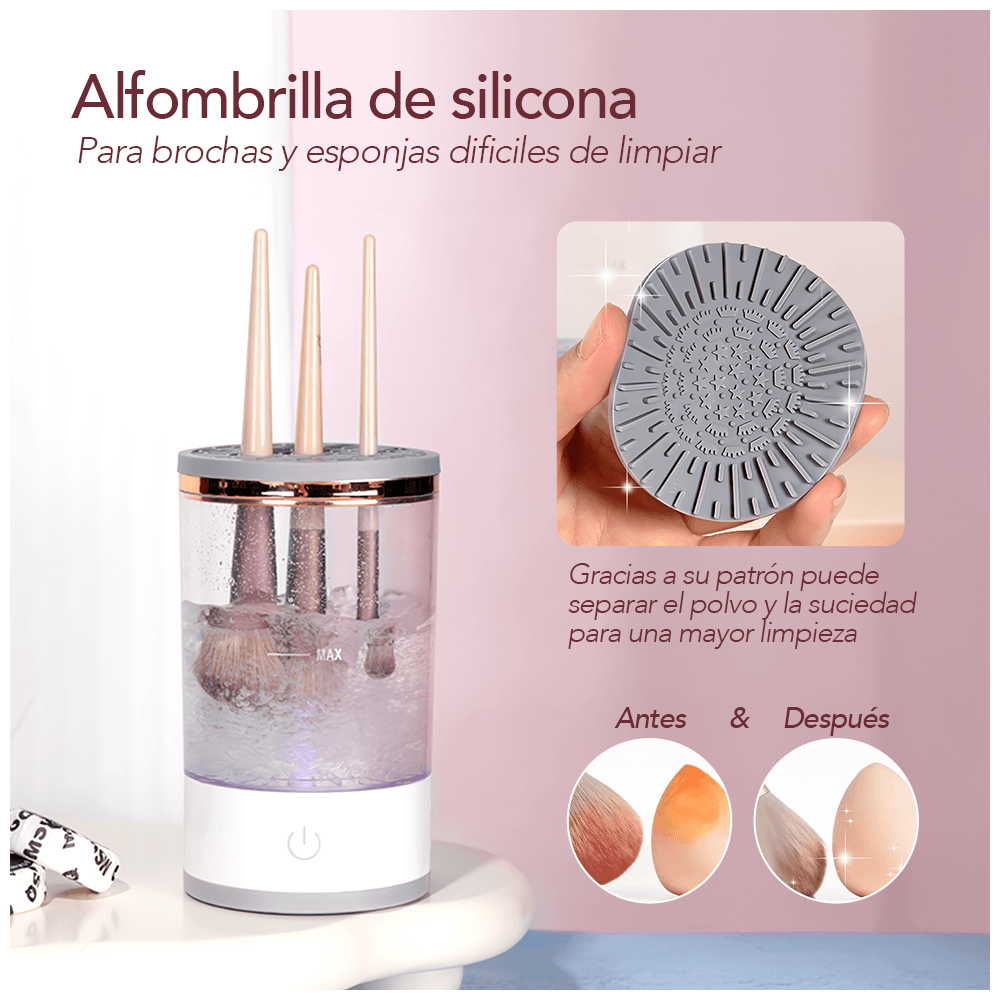 Limpiador de Brochas Lavadora Eléctrico de Maquillaje S52