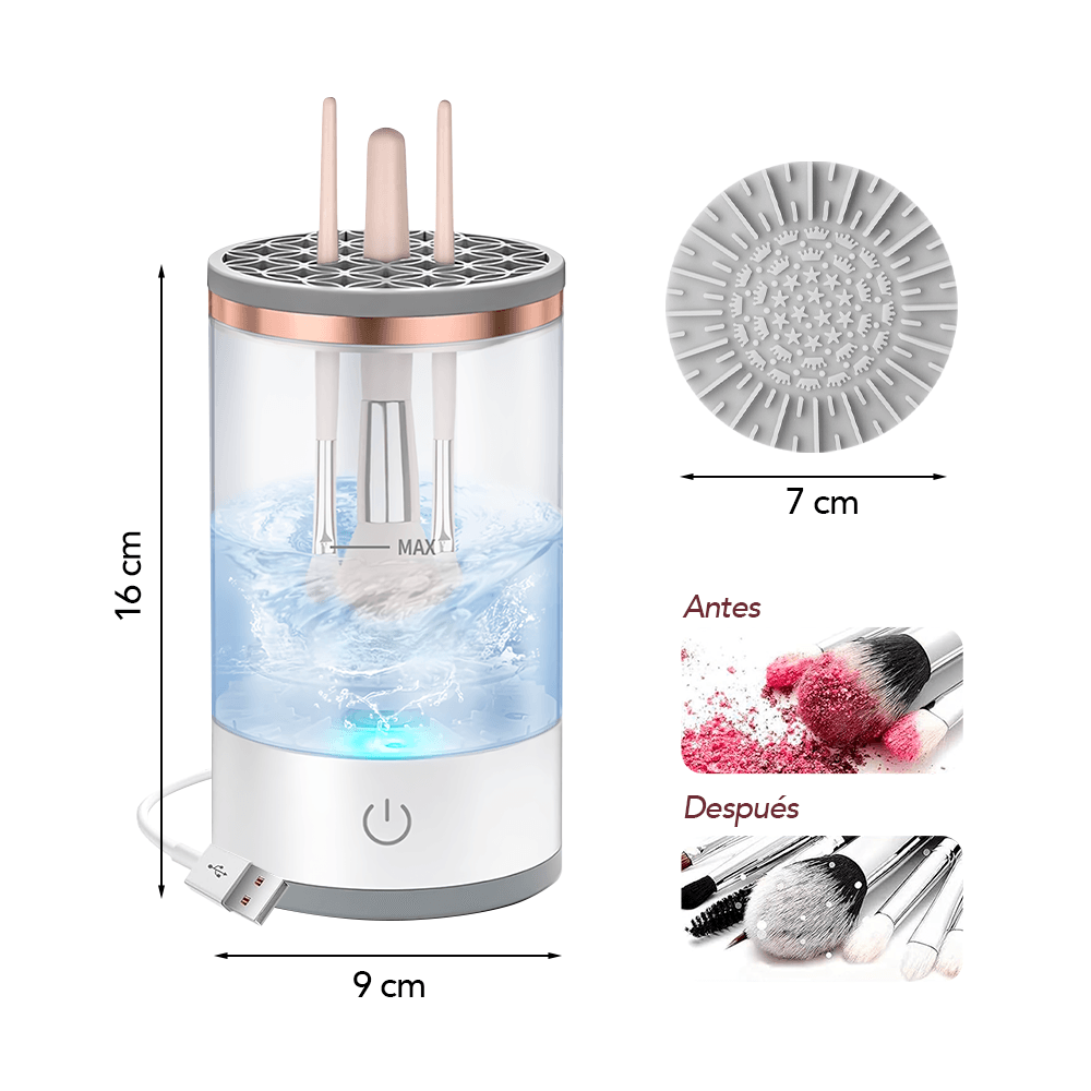 Limpiador de Brochas Lavadora Eléctrico de Maquillaje S52