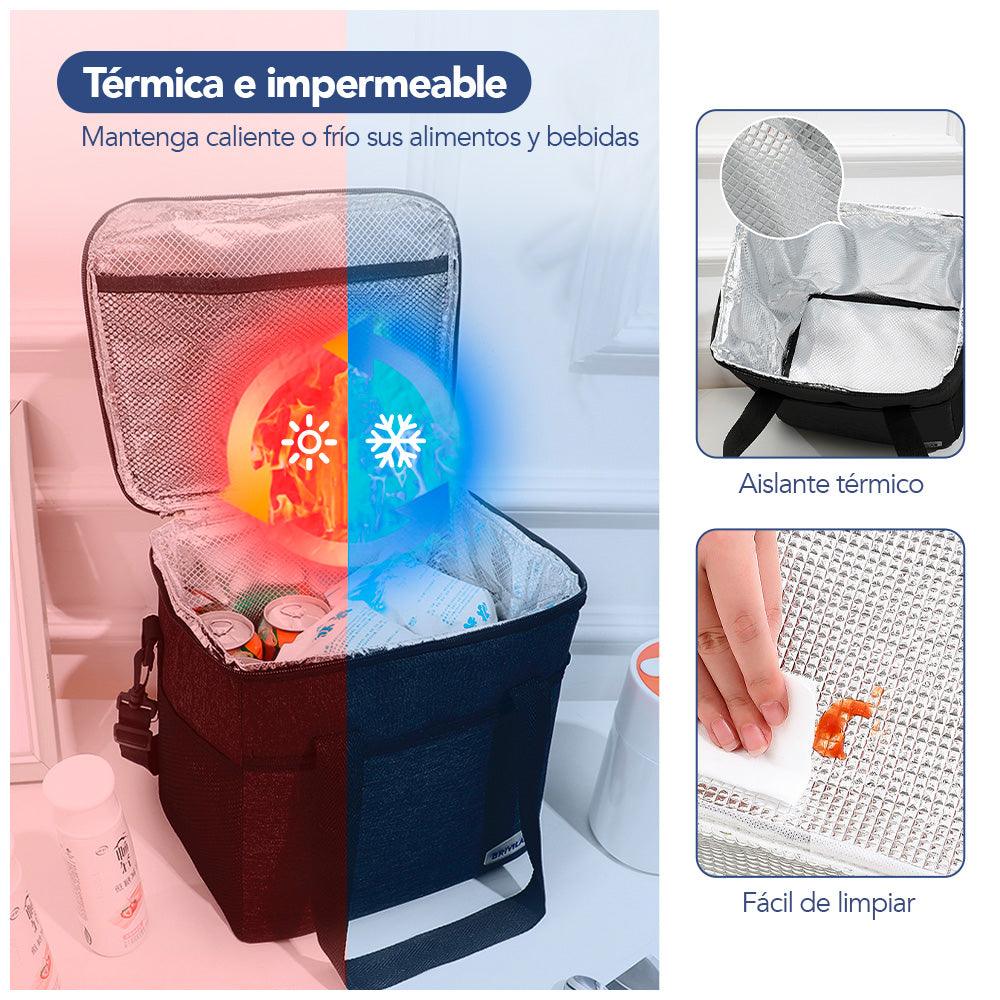 Lonchera Térmica para Comida Alimentos con Correa Ajustable R24