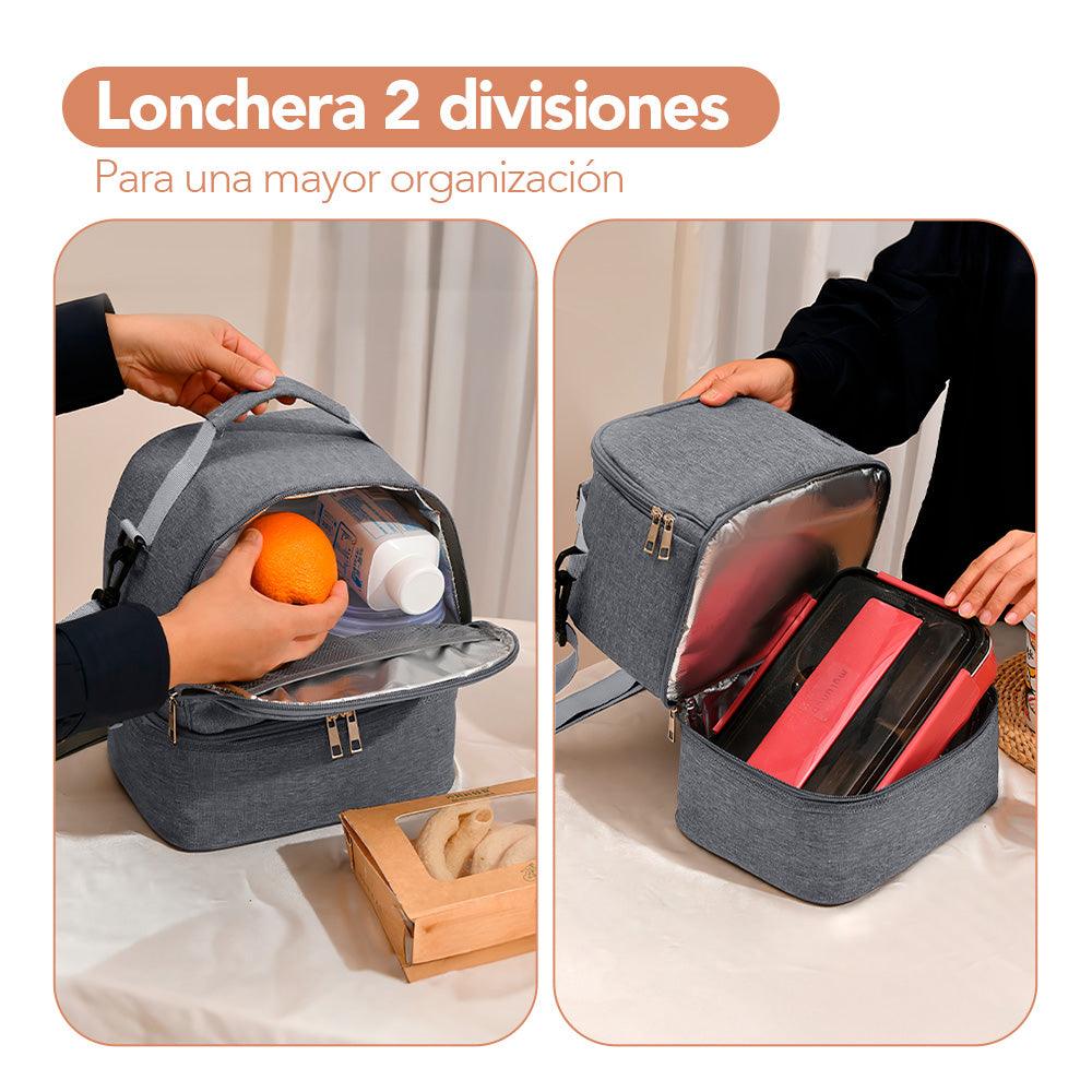 Lonchera Térmica Doble Compartimento para Alimentos I38