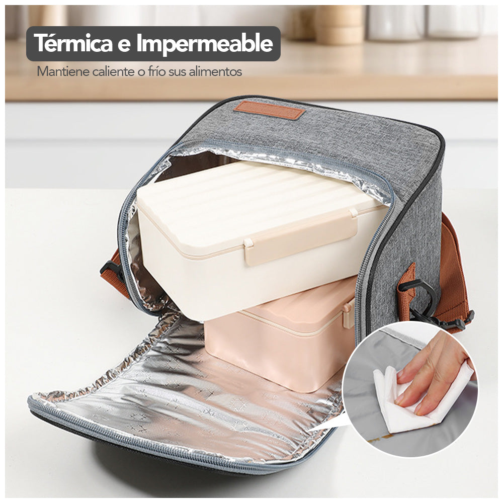 Lonchera Térmica Impermeable con Correa XW1