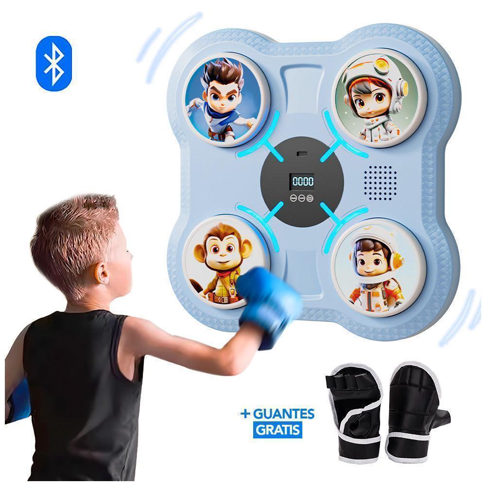Maquina de Boxeo Musical para Niños con Bluetooth Y Guantes de Regalo RZ1