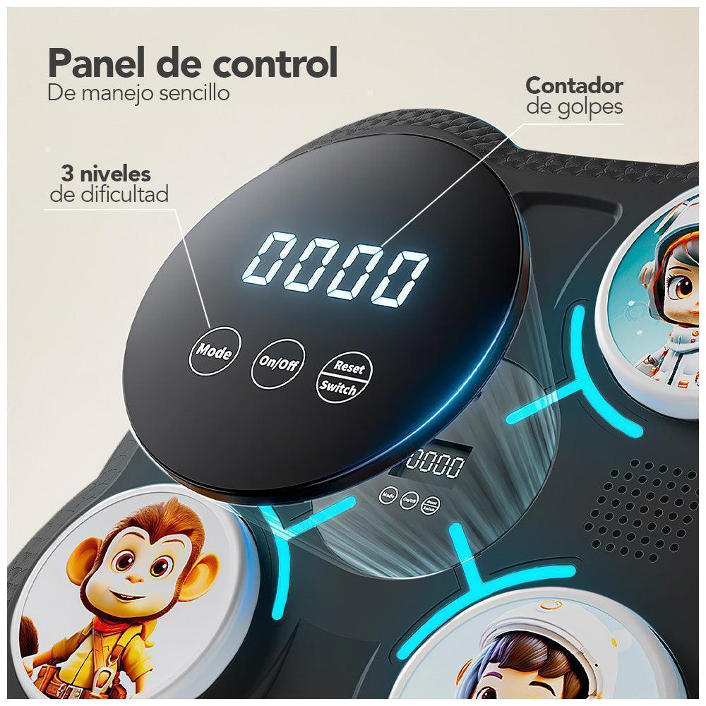 Maquina de Boxeo Musical para Niños con Bluetooth Y Guantes de Regalo RZ1