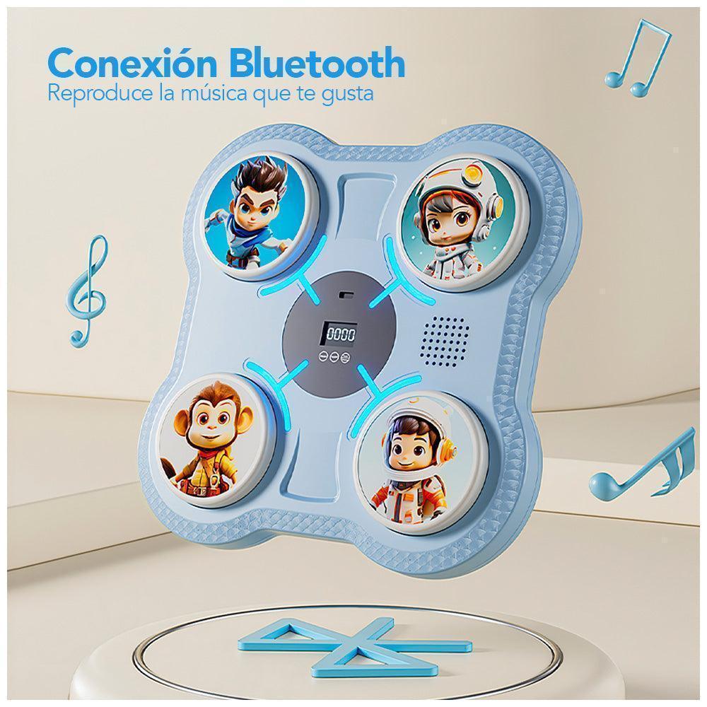 Maquina de Boxeo Musical para Niños con Bluetooth Y Guantes de Regalo RZ1