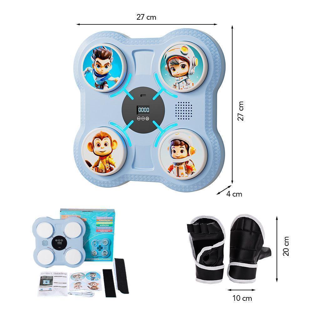 Maquina de Boxeo Musical para Niños con Bluetooth Y Guantes de Regalo RZ1