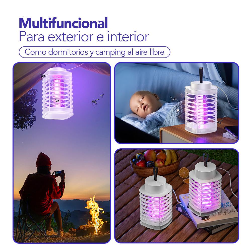 Lámpara Mata Mosquitos Insectocutor Eléctrico con Luz UV NY2
