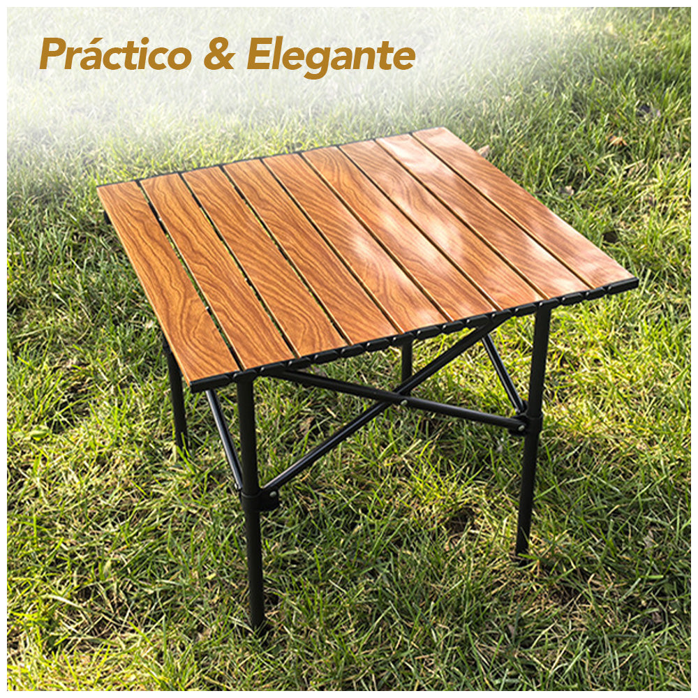 Mesa Plegable Camping con Funda Transportadora M64
