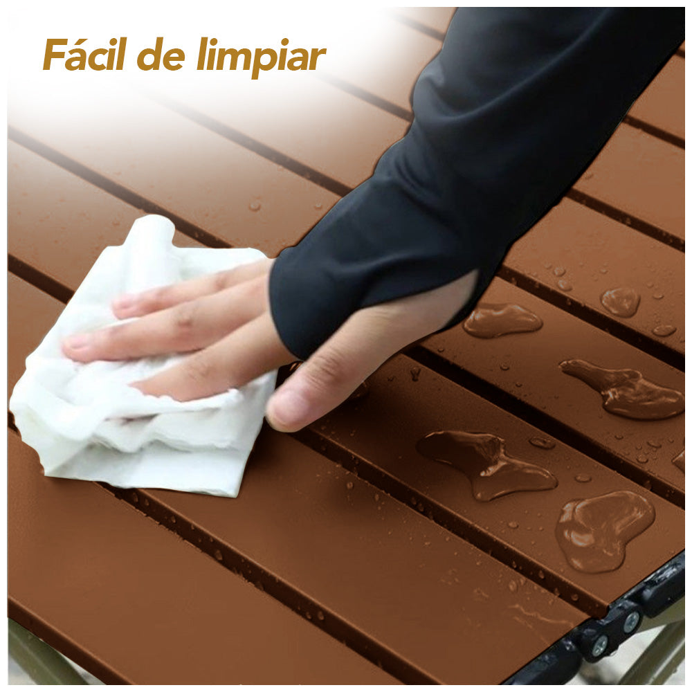 Mesa Plegable Camping con Funda Transportadora M64