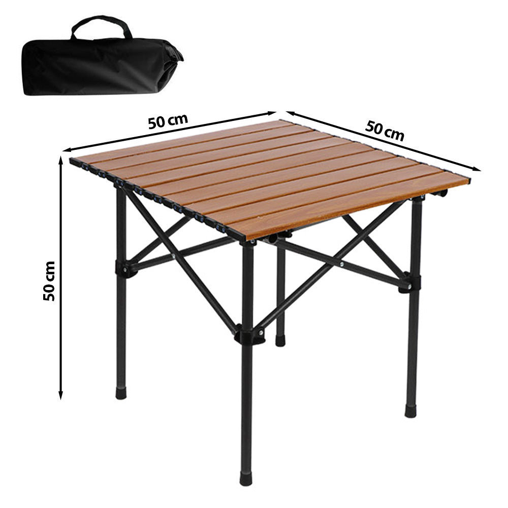 Mesa Plegable Camping con Funda Transportadora M64