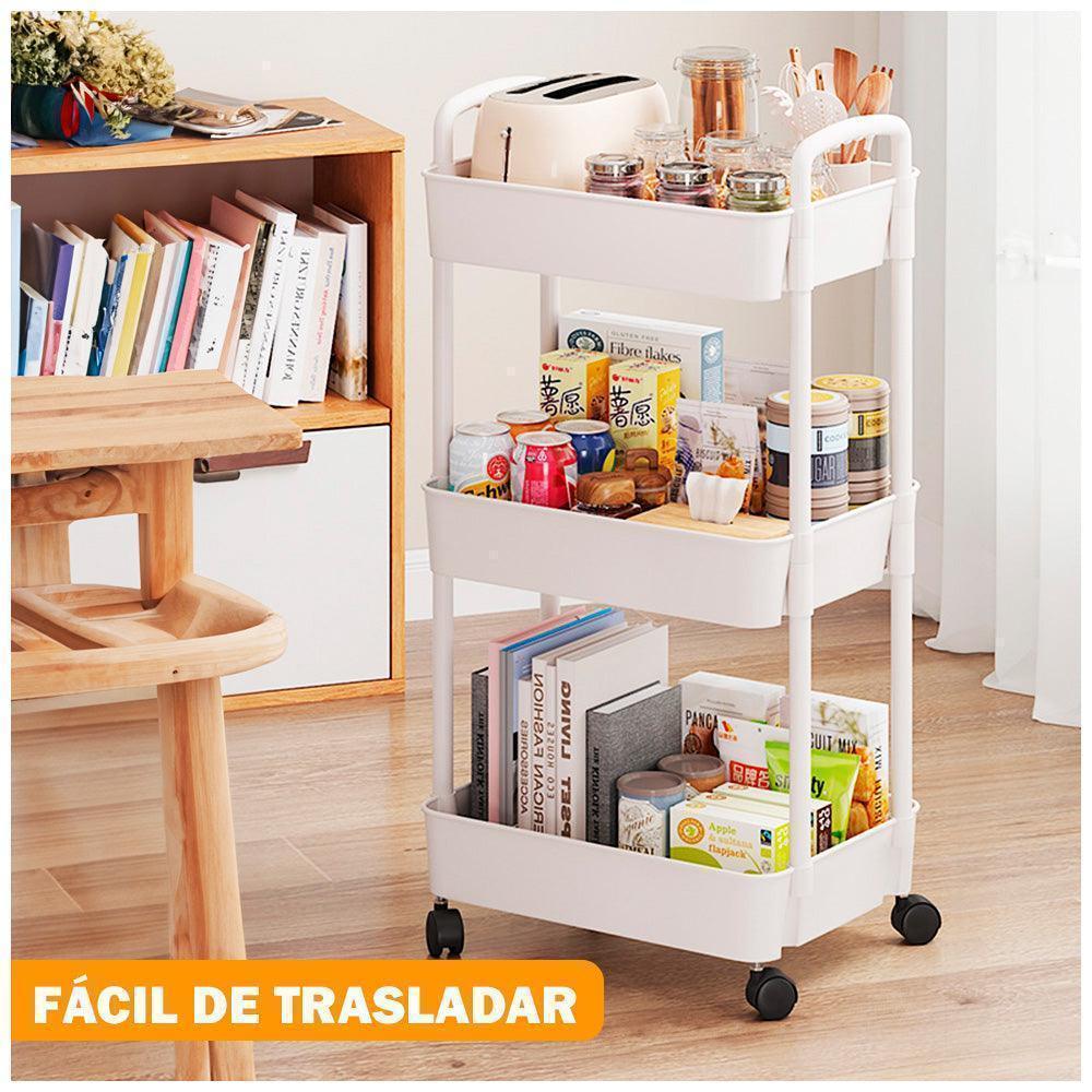 Carrito Organizador 3 Niveles Cocina JK3