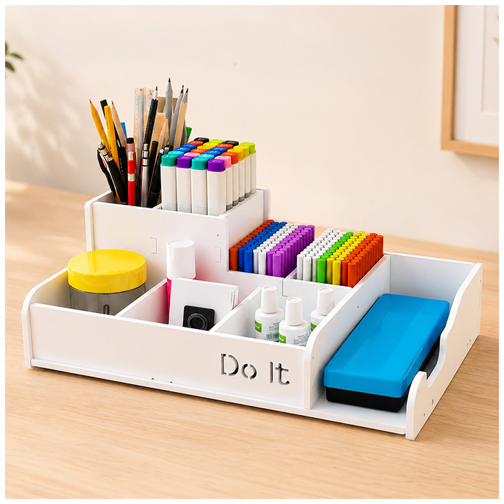 Organizador de Escritorio Multifuncional con Compartimentos AJ1