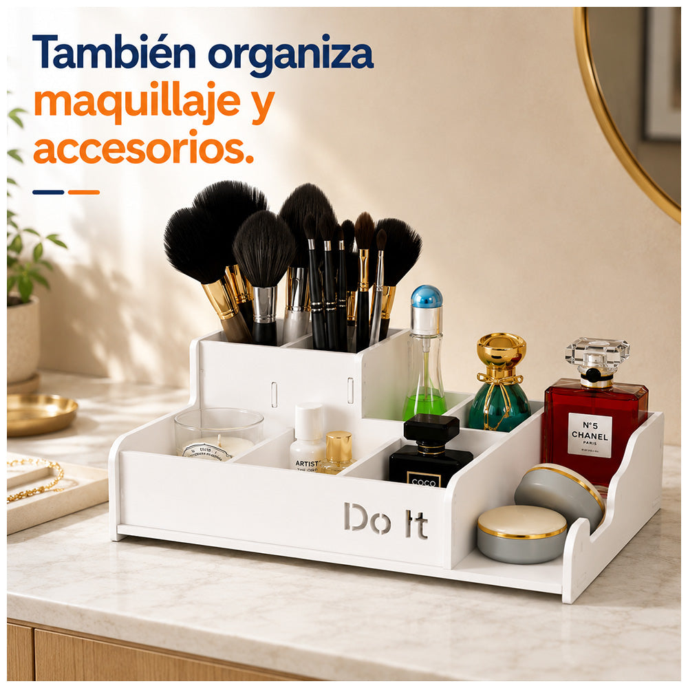 Organizador de Escritorio Multifuncional con Compartimentos AJ1