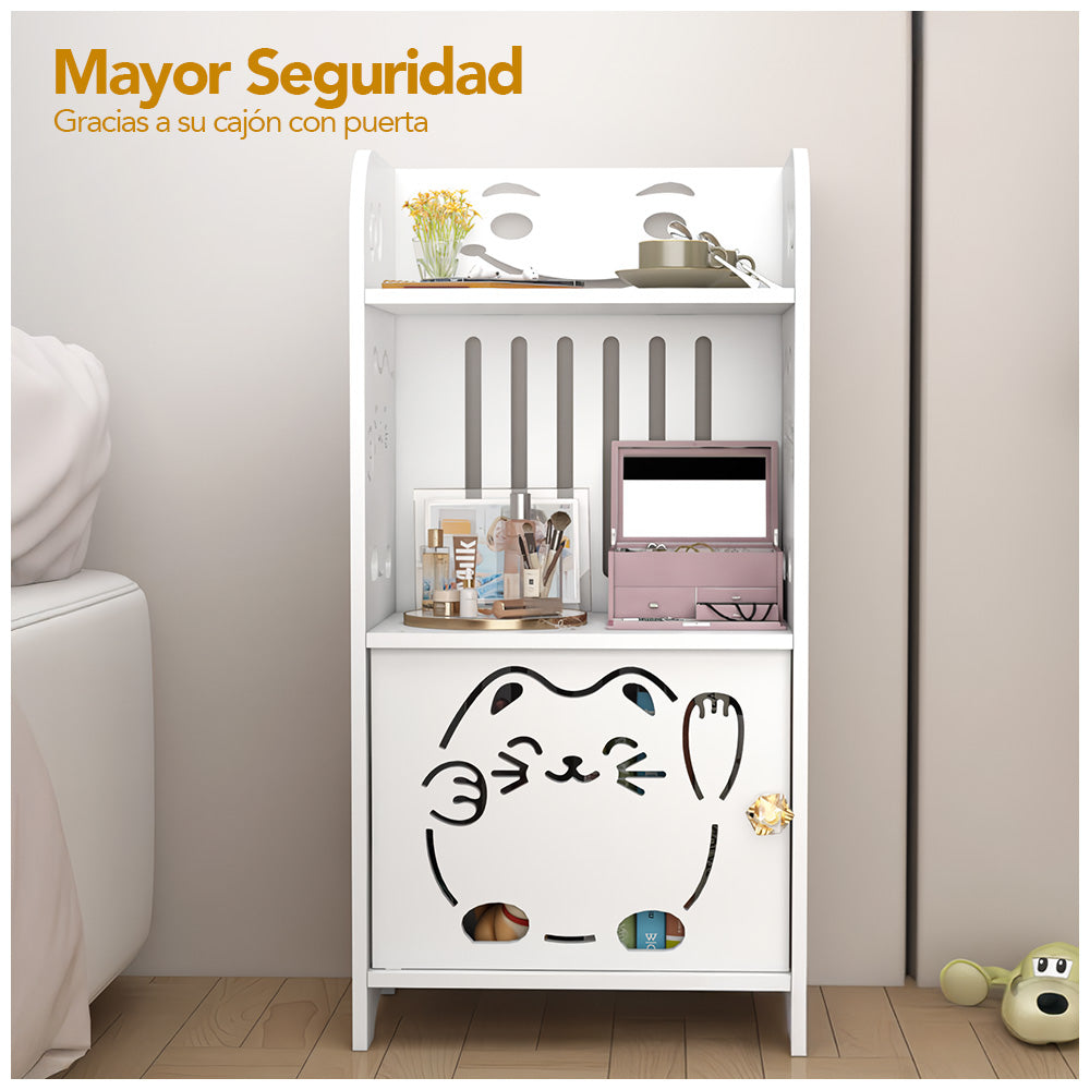 Organizador Estante Multiusos Moderno con Cajón 97B