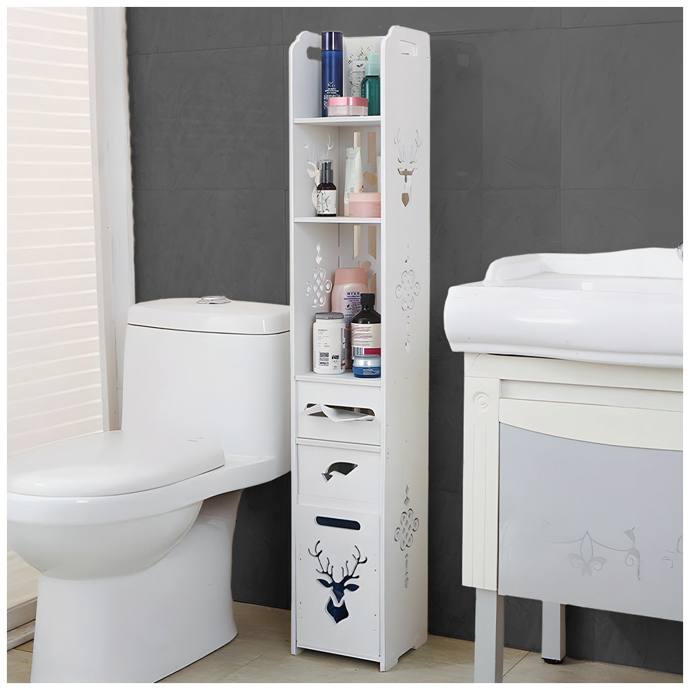 Organizador Estante Multifuncional con Dispensador de Papel SJ28