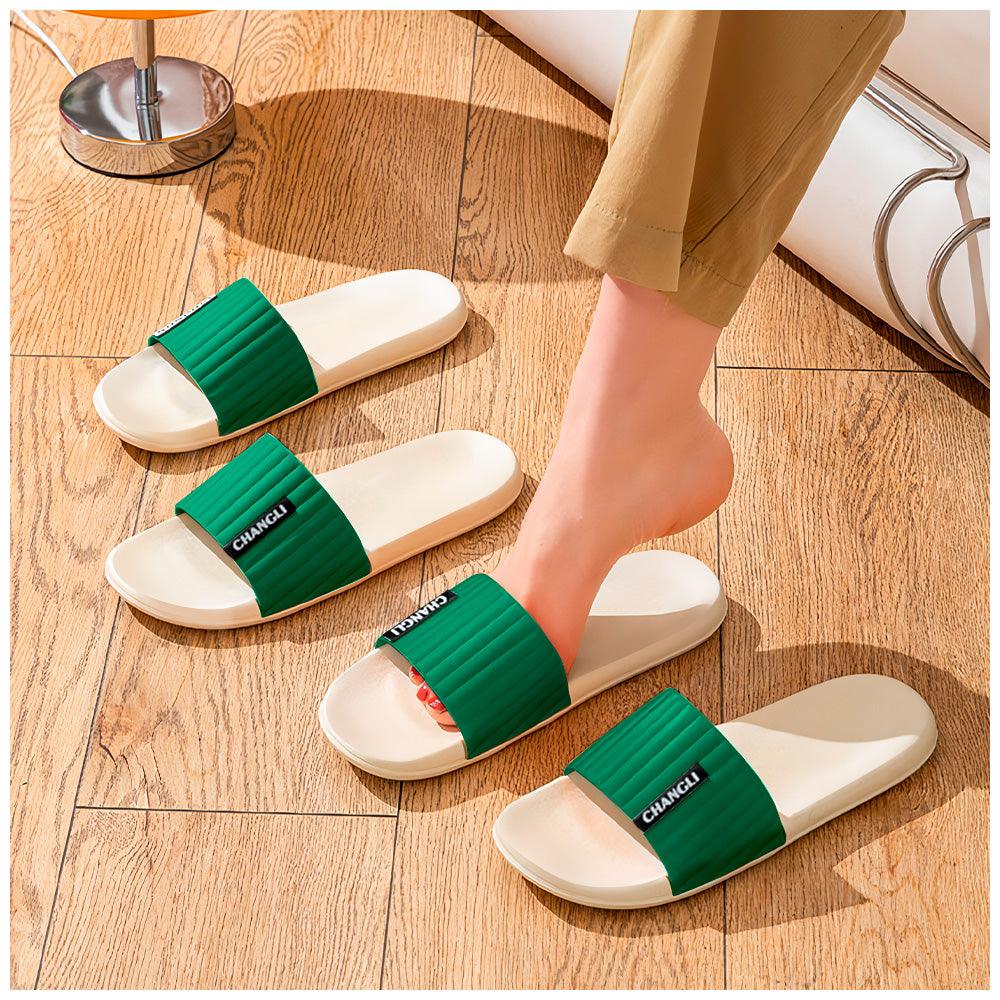 Sandalias Mujer Hombre Urbano Verde Z20