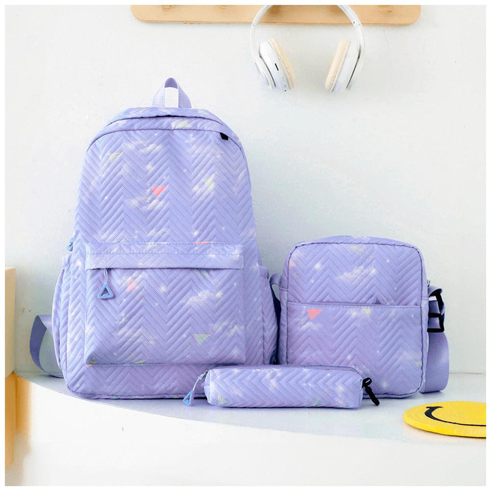Mochila Kawaii 3 Piezas Porta Laptop 15,6" BP1