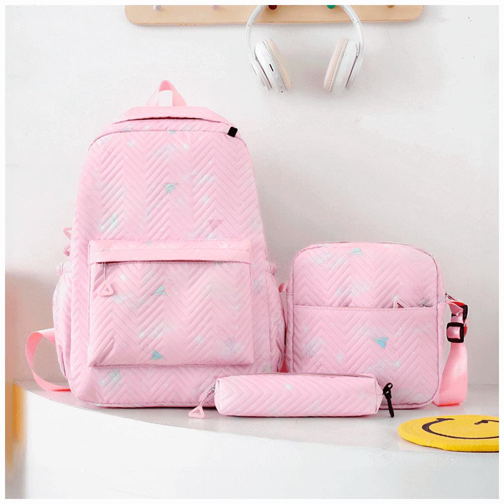 Mochila Kawaii 3 Piezas Porta Laptop 15,6" BP1