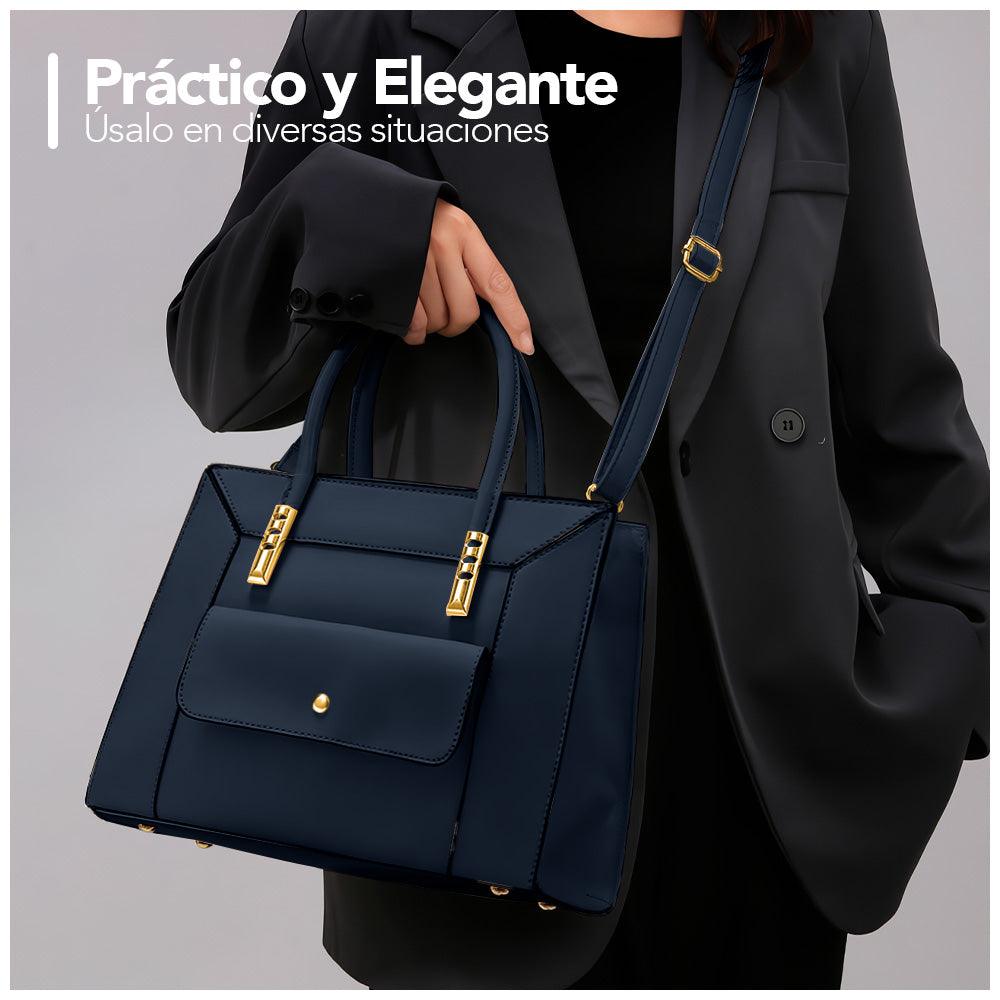 Cartera de Mujer Elegante 2 Piezas con Bolsillo Delantero GD7