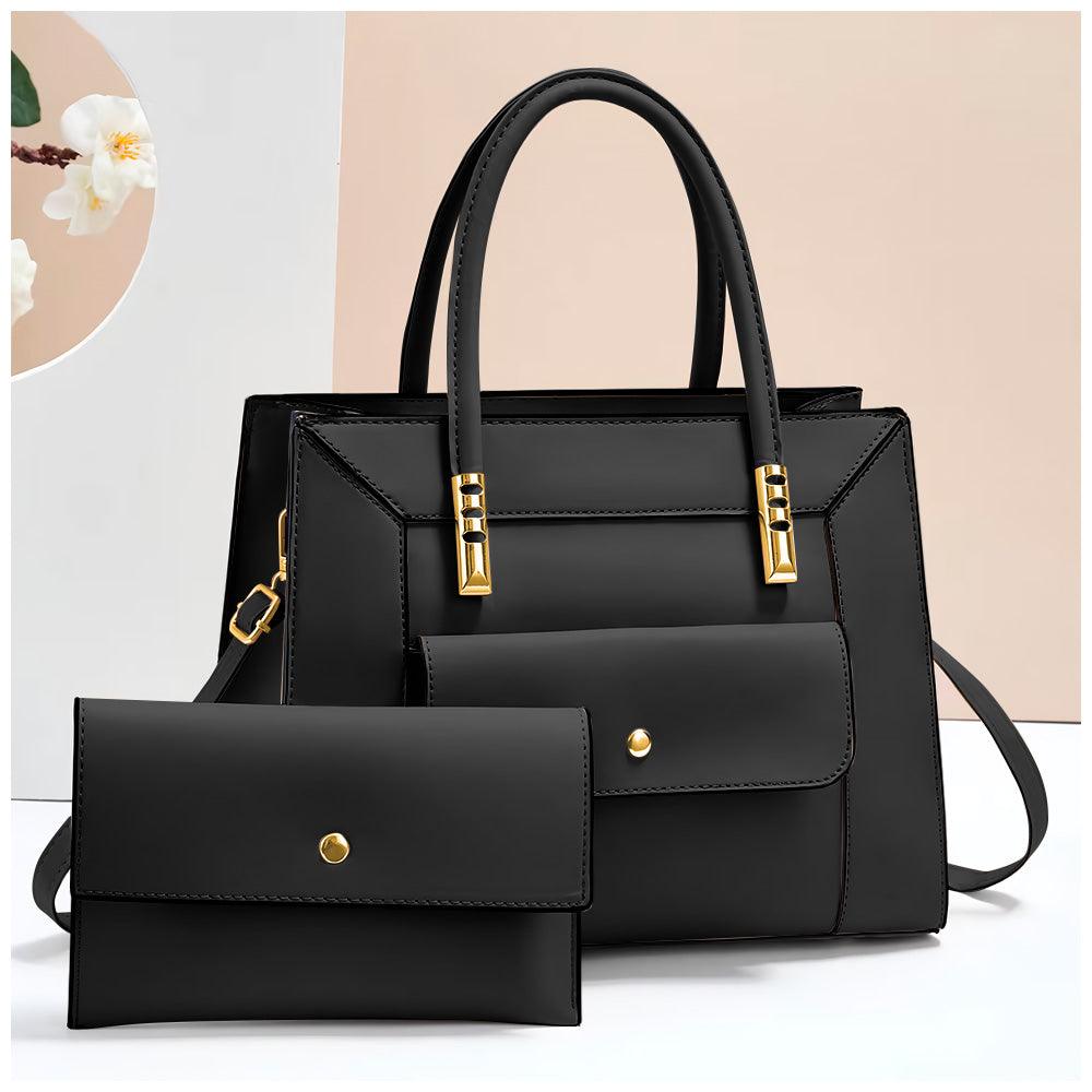 Cartera de Mujer Elegante 2 Piezas con Bolsillo Delantero GD7