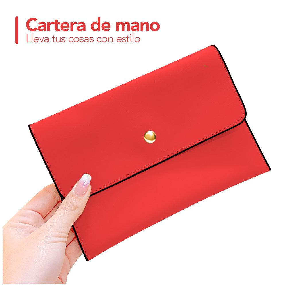 Cartera de Mujer Elegante 2 Piezas con Bolsillo Delantero GD7