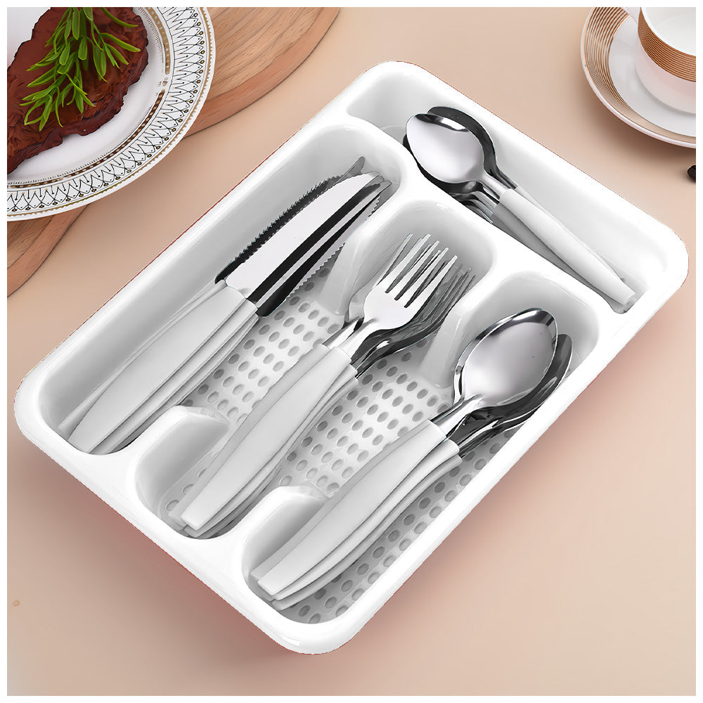 Juego de Cubiertos 25 Piezas con Bandeja L17