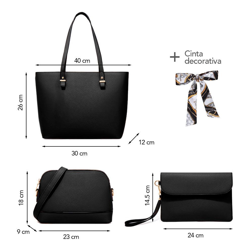 Cartera para Mujer 3 Piezas Elegante 08G