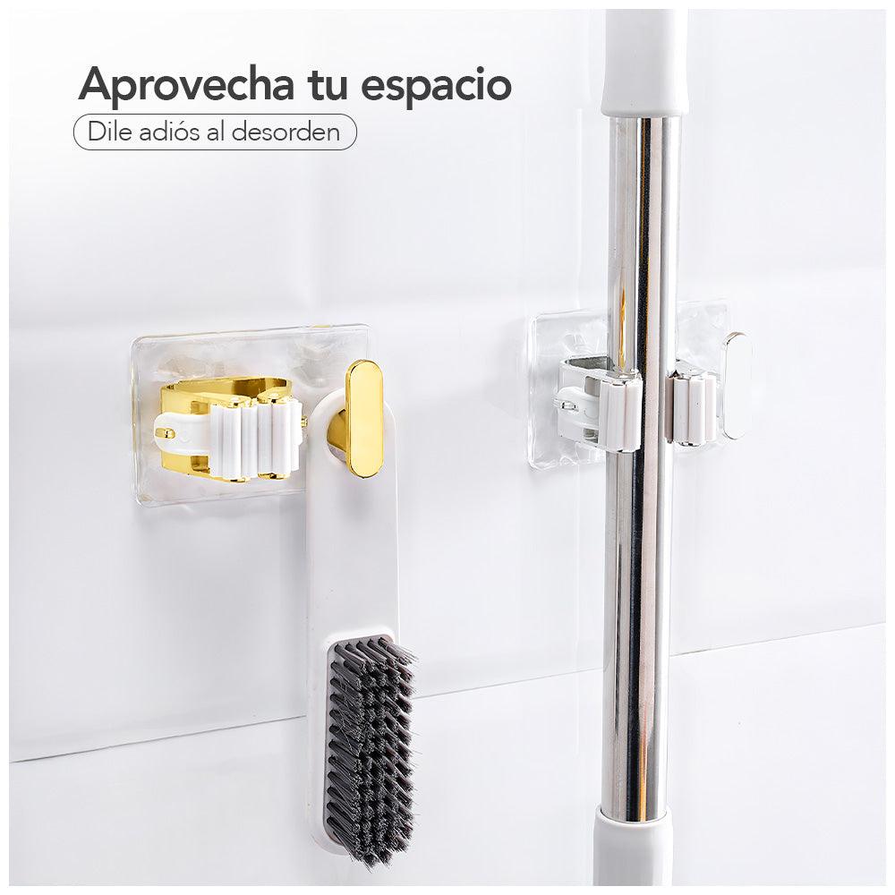 Pack x2 Colgadores de Escobas con Adhesivo MS3