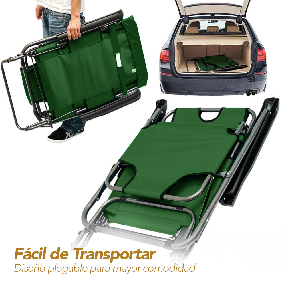 Silla Camping Reclinable 180° Plegable HN3