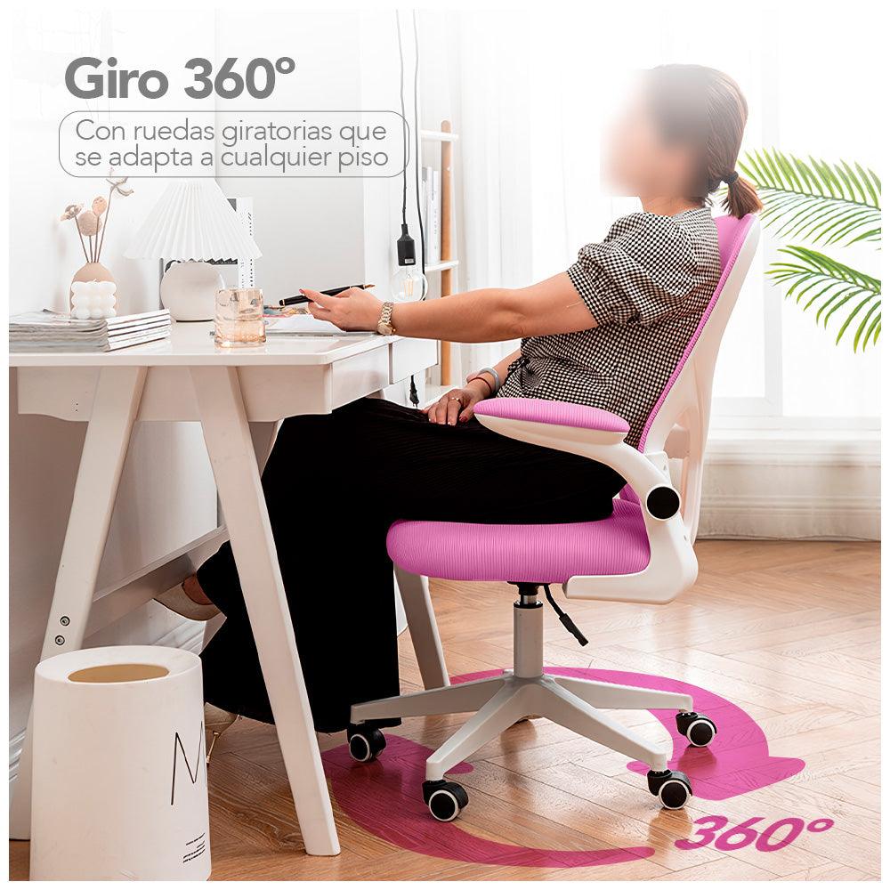 Silla Ergonómica con Reposabrazos Ajustable y Diseño Elegante RS MH2