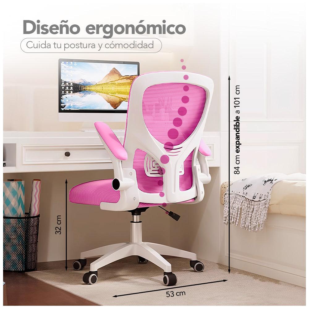 Silla Ergonómica con Reposabrazos Ajustable y Diseño Elegante RS MH2