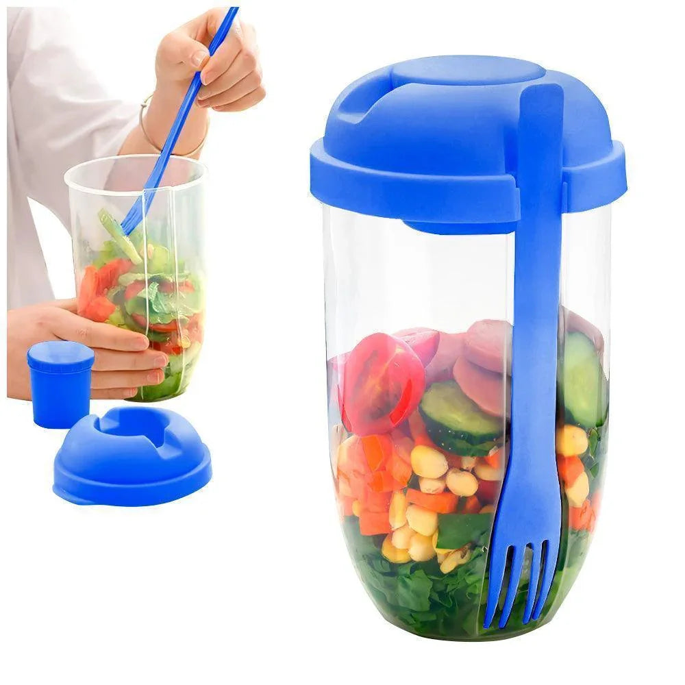 Vaso de Ensaladas Frutas + Tenedor