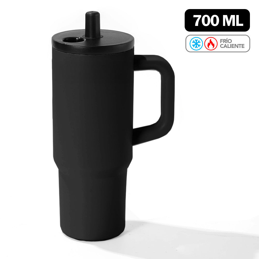 Vaso Térmico de Acero Inoxidable con Sorbete 700 ML Y84