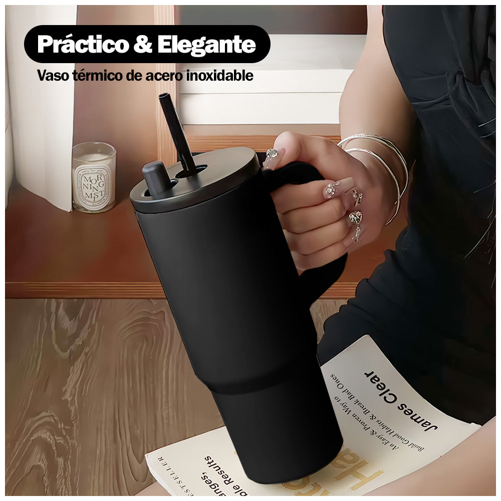 Vaso Térmico de Acero Inoxidable con Sorbete 700 ML Y84