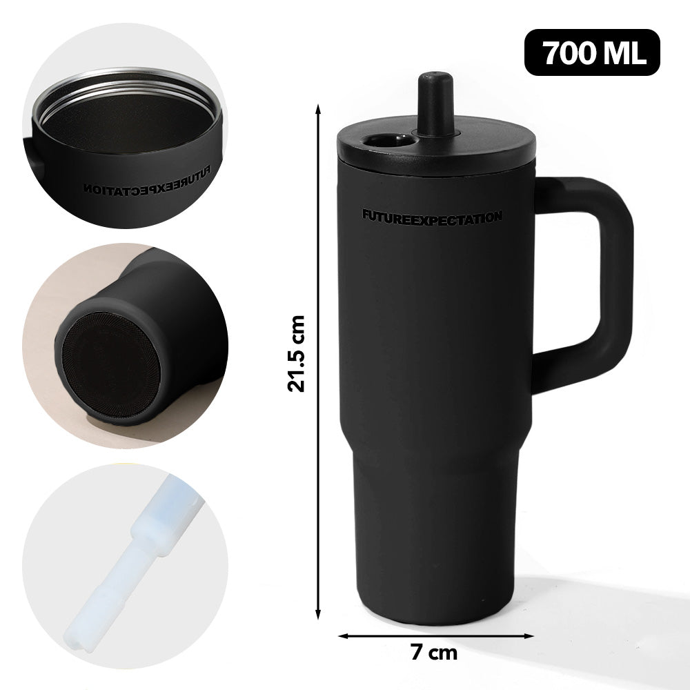 Vaso Térmico de Acero Inoxidable con Sorbete 700 ML Y84