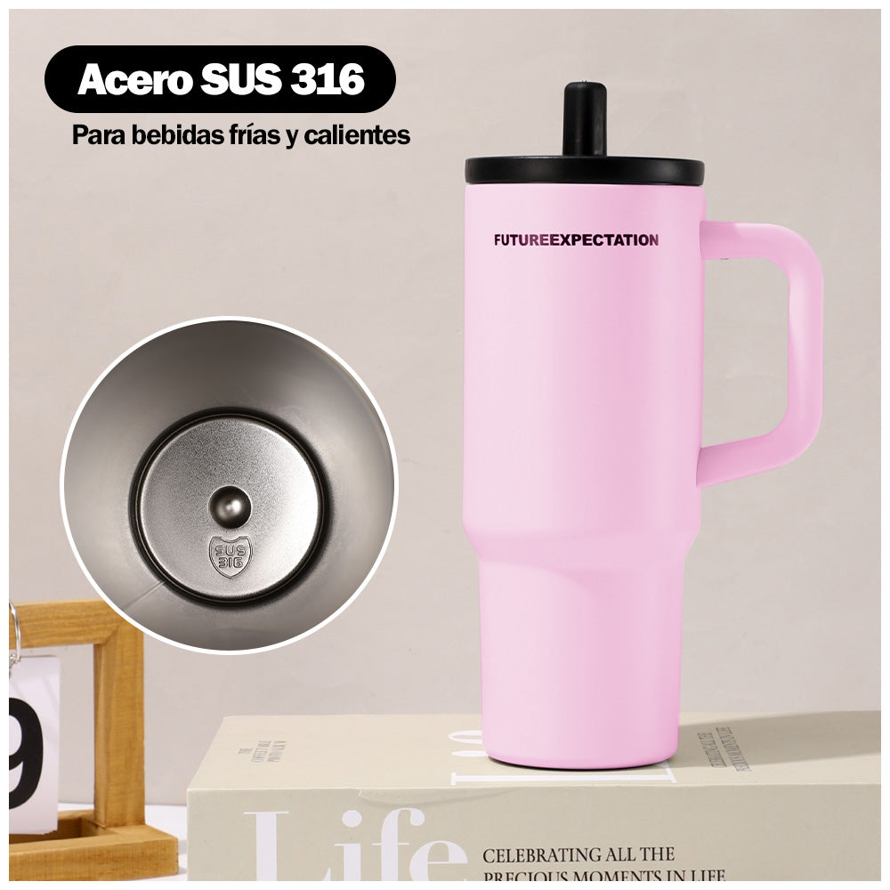 Vaso Térmico de Acero Inoxidable con Sorbete 700 ML Y84