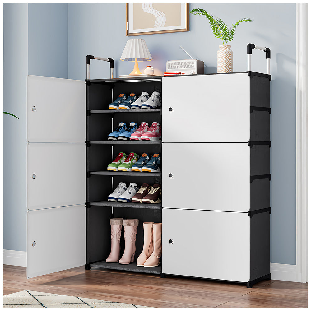 Zapatera Organizador 2X5 Niveles Negro H06