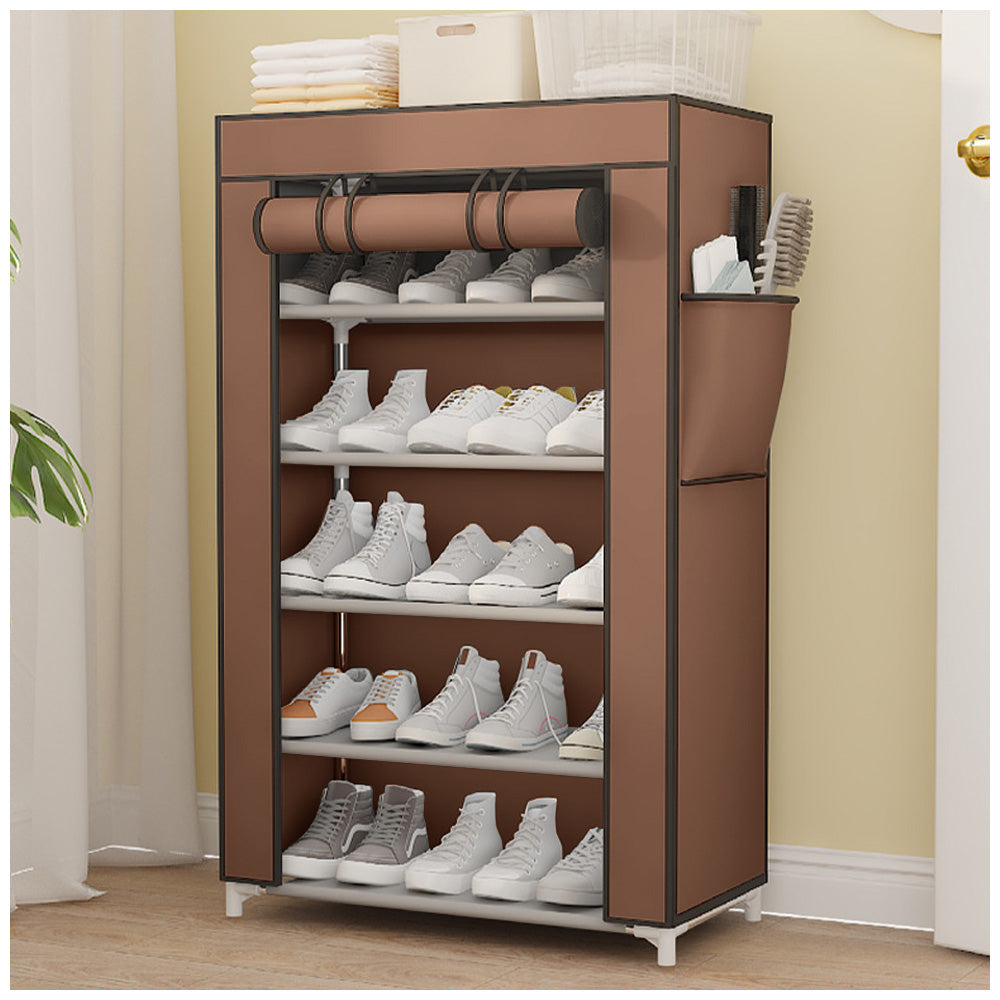 Zapatero Organizador 5 Niveles Desmontable de Tela QQ3