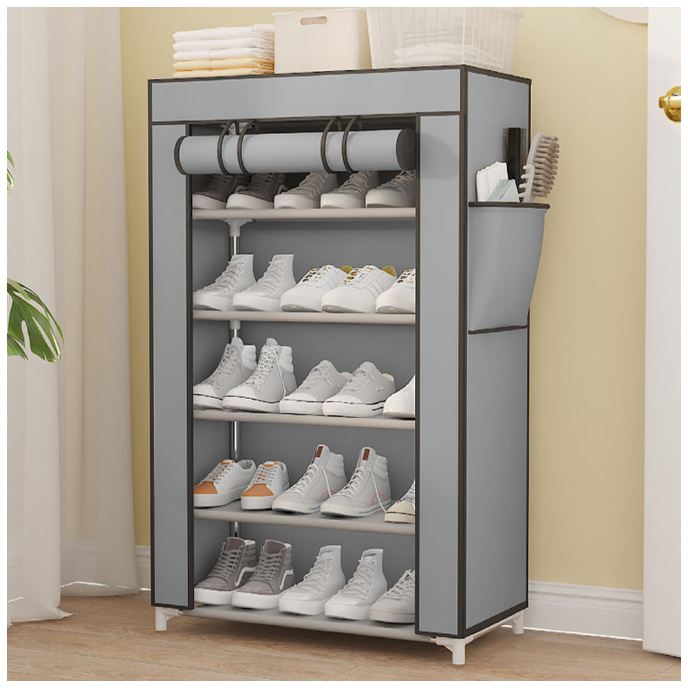 Zapatero Organizador 5 Niveles Desmontable de Tela QQ3