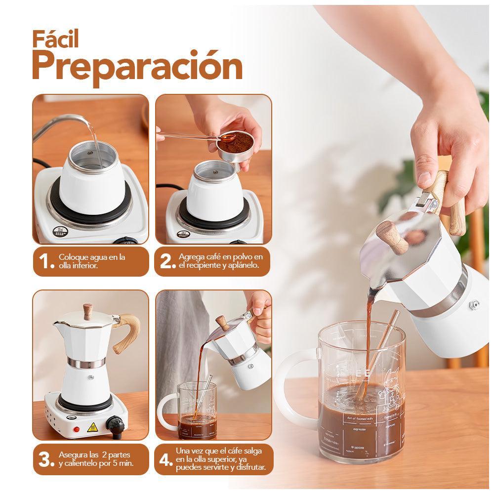 Cafetera Italiana de 300 ml CF8 - Keller