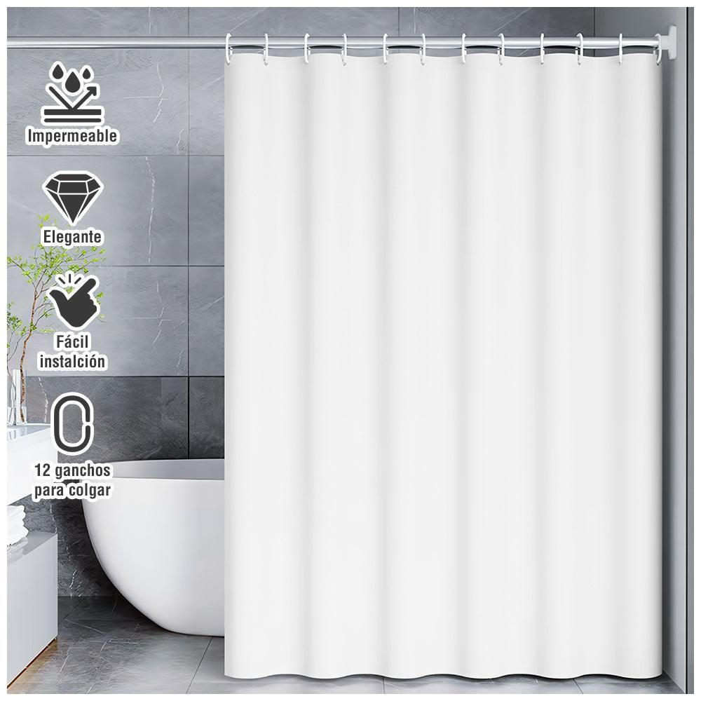 Cortina de Baño Moderna Impermeable Accesorio para Ducha U11 - Keller Perú