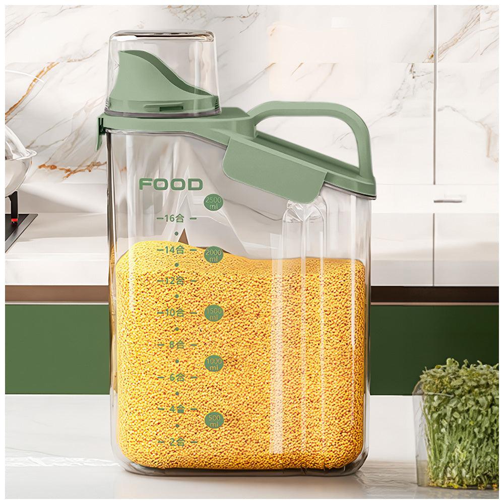 Frasco Contenedor Hermético 2500 ml con Dispensador y Vaso Medidor F15 - Keller Perú